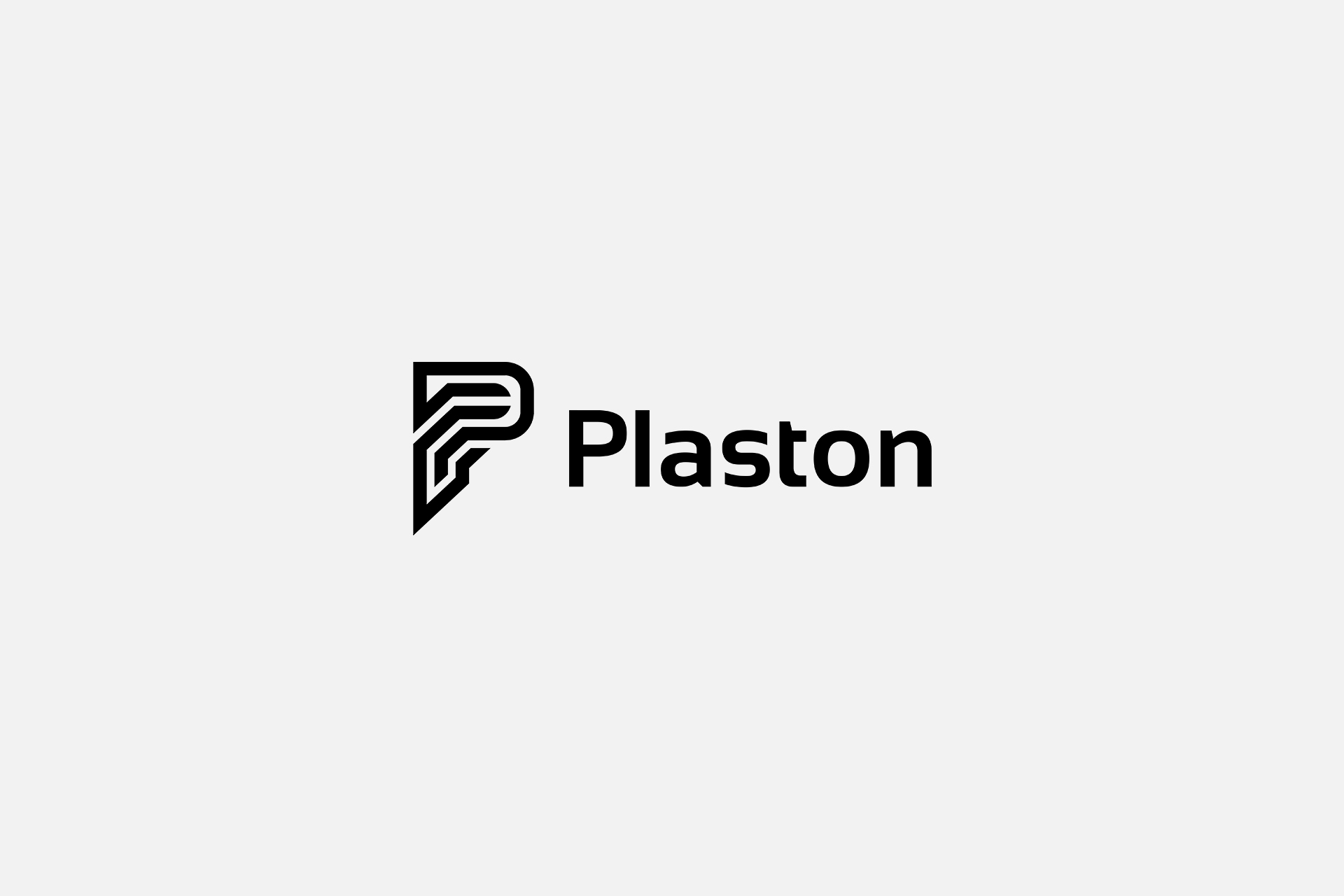 Projekt logo dla firmy produkcyjnej Plaston