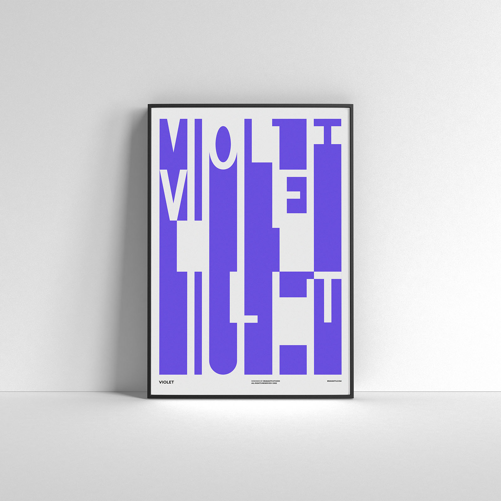 Дизайн постера Violet Фиолетовый
